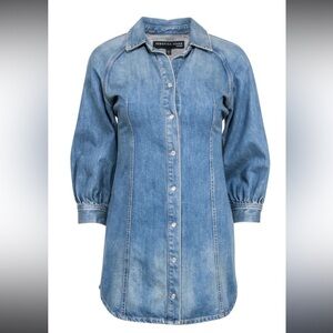 Veronica Beard Estee Raglan Denim ShirtDress NWT